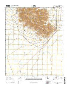 East of Victory Pass California Current topographic map, 1:24000 scale, 7.5 X 7.5 Minute, Year 2015