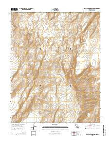 East of Waucoba Canyon California Current topographic map, 1:24000 scale, 7.5 X 7.5 Minute, Year 2015