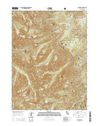 Eaton Peak California Current topographic map, 1:24000 scale, 7.5 X 7.5 Minute, Year 2015