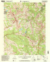 Ebbetts Pass California Historical topographic map, 1:24000 scale, 7.5 X 7.5 Minute, Year 2001