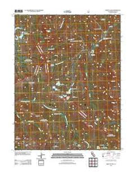 Ebbetts Pass California Historical topographic map, 1:24000 scale, 7.5 X 7.5 Minute, Year 2012