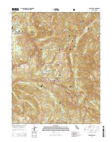 Ebbetts Pass California Current topographic map, 1:24000 scale, 7.5 X 7.5 Minute, Year 2015