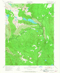 Echo Lake California Historical topographic map, 1:24000 scale, 7.5 X 7.5 Minute, Year 1955