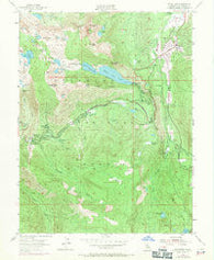 Echo Lake California Historical topographic map, 1:24000 scale, 7.5 X 7.5 Minute, Year 1955