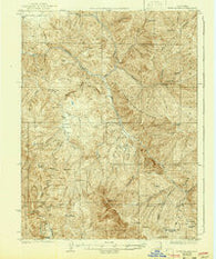 Eden Valley California Historical topographic map, 1:62500 scale, 15 X 15 Minute, Year 1929