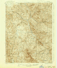 Eden Valley California Historical topographic map, 1:62500 scale, 15 X 15 Minute, Year 1929