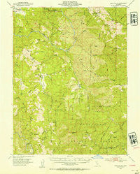Eden Valley California Historical topographic map, 1:62500 scale, 15 X 15 Minute, Year 1952