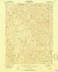 Eden Valley California Historical topographic map, 1:62500 scale, 15 X 15 Minute, Year 1952