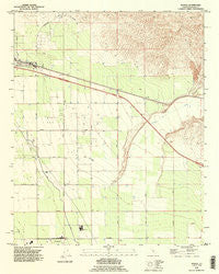 Edison California Historical topographic map, 1:24000 scale, 7.5 X 7.5 Minute, Year 1992
