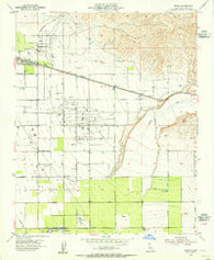 Edison California Historical topographic map, 1:24000 scale, 7.5 X 7.5 Minute, Year 1954