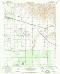 Edison California Historical topographic map, 1:24000 scale, 7.5 X 7.5 Minute, Year 1954