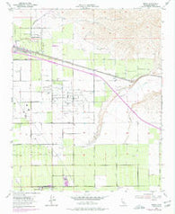 Edison California Historical topographic map, 1:24000 scale, 7.5 X 7.5 Minute, Year 1954