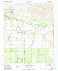 Edison California Historical topographic map, 1:24000 scale, 7.5 X 7.5 Minute, Year 1954