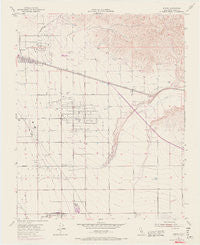 Edison California Historical topographic map, 1:24000 scale, 7.5 X 7.5 Minute, Year 1954