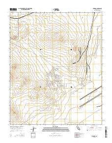 Edwards California Current topographic map, 1:24000 scale, 7.5 X 7.5 Minute, Year 2015