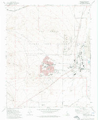 Edwards California Historical topographic map, 1:24000 scale, 7.5 X 7.5 Minute, Year 1973