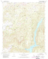 El Cajon Mountain California Historical topographic map, 1:24000 scale, 7.5 X 7.5 Minute, Year 1955