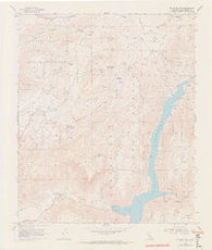 El Cajon Mountain California Historical topographic map, 1:24000 scale, 7.5 X 7.5 Minute, Year 1955
