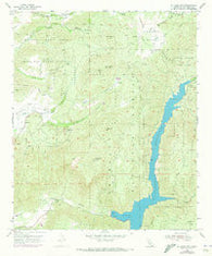 El Cajon Mtn California Historical topographic map, 1:24000 scale, 7.5 X 7.5 Minute, Year 1955