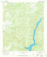 El Cajon Mtn California Historical topographic map, 1:24000 scale, 7.5 X 7.5 Minute, Year 1955