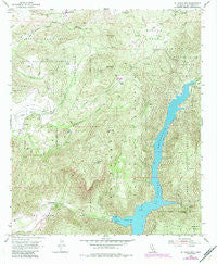 El Cajon Mtn California Historical topographic map, 1:24000 scale, 7.5 X 7.5 Minute, Year 1955