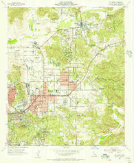 El Cajon California Historical topographic map, 1:24000 scale, 7.5 X 7.5 Minute, Year 1955