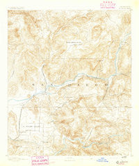 El Cajon California Historical topographic map, 1:62500 scale, 15 X 15 Minute, Year 1893