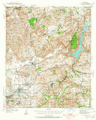 El Cajon California Historical topographic map, 1:62500 scale, 15 X 15 Minute, Year 1939