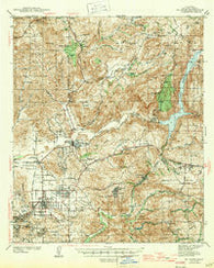 El Cajon California Historical topographic map, 1:62500 scale, 15 X 15 Minute, Year 1947