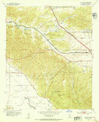 El Casco California Historical topographic map, 1:24000 scale, 7.5 X 7.5 Minute, Year 1953