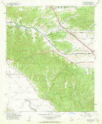 El Casco California Historical topographic map, 1:24000 scale, 7.5 X 7.5 Minute, Year 1953