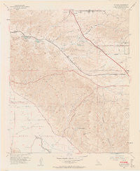 El Casco California Historical topographic map, 1:24000 scale, 7.5 X 7.5 Minute, Year 1953