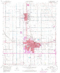 El Centro California Historical topographic map, 1:24000 scale, 7.5 X 7.5 Minute, Year 1957
