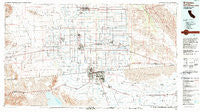 El Centro California Historical topographic map, 1:100000 scale, 30 X 60 Minute, Year 1989