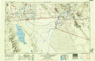 El Centro California Historical topographic map, 1:250000 scale, 1 X 2 Degree, Year 1954