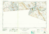 El Centro California Historical topographic map, 1:250000 scale, 1 X 2 Degree, Year 1961