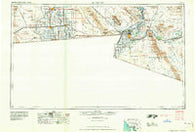 El Centro California Historical topographic map, 1:250000 scale, 1 X 2 Degree, Year 1964