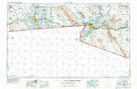 El Centro California Historical topographic map, 1:250000 scale, 1 X 2 Degree, Year 1958