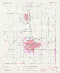 El Centro California Historical topographic map, 1:24000 scale, 7.5 X 7.5 Minute, Year 1957