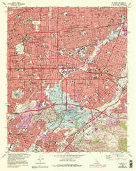El Monte California Historical topographic map, 1:24000 scale, 7.5 X 7.5 Minute, Year 1966
