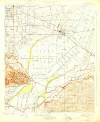 El Monte California Historical topographic map, 1:24000 scale, 7.5 X 7.5 Minute, Year 1926