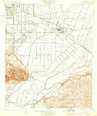 El Monte California Historical topographic map, 1:24000 scale, 7.5 X 7.5 Minute, Year 1926