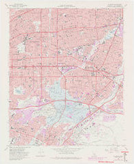 El Monte California Historical topographic map, 1:24000 scale, 7.5 X 7.5 Minute, Year 1966