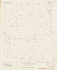 El Paso Peaks California Historical topographic map, 1:24000 scale, 7.5 X 7.5 Minute, Year 1967