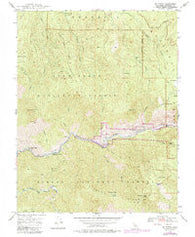 El Portal California Historical topographic map, 1:24000 scale, 7.5 X 7.5 Minute, Year 1947