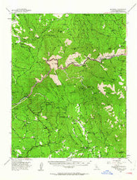 El Portal California Historical topographic map, 1:62500 scale, 15 X 15 Minute, Year 1947