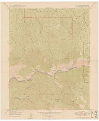 El Portal California Historical topographic map, 1:24000 scale, 7.5 X 7.5 Minute, Year 1947