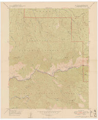 El Portal California Historical topographic map, 1:24000 scale, 7.5 X 7.5 Minute, Year 1947