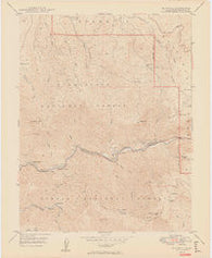 El Portal California Historical topographic map, 1:24000 scale, 7.5 X 7.5 Minute, Year 1949
