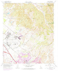 El Toro California Historical topographic map, 1:24000 scale, 7.5 X 7.5 Minute, Year 1968